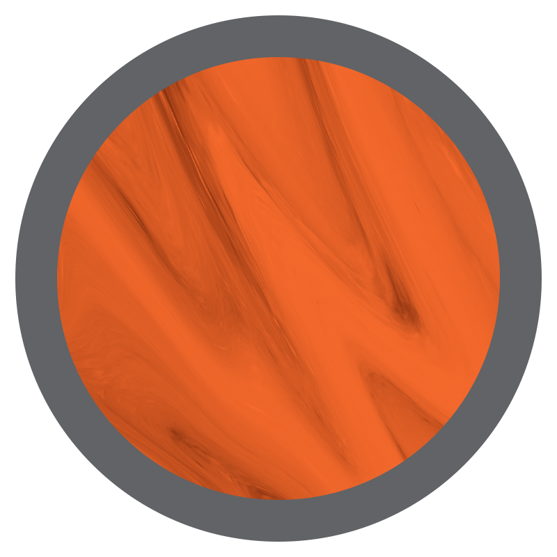 Bright Orange Metallic Epoxy Flooring Color