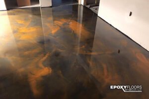 Custom Metallic Epoxy Floor Color